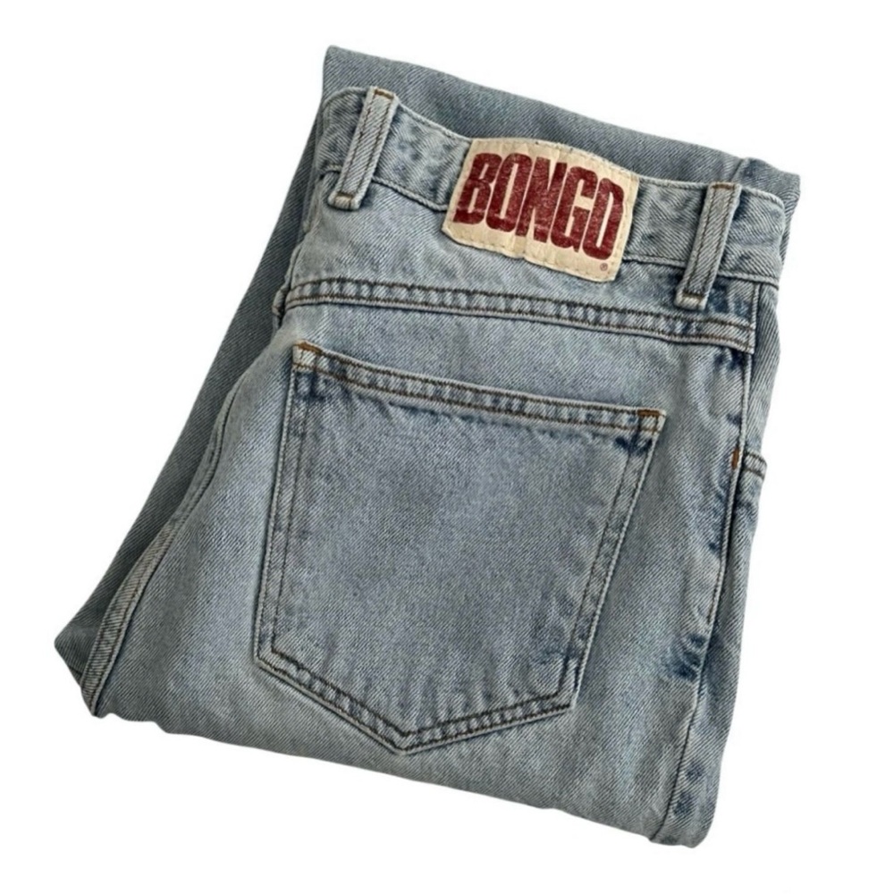 Vintage Bongo High Rise Mom Jeans Lightwash 90s Womens 30 Juniors 13